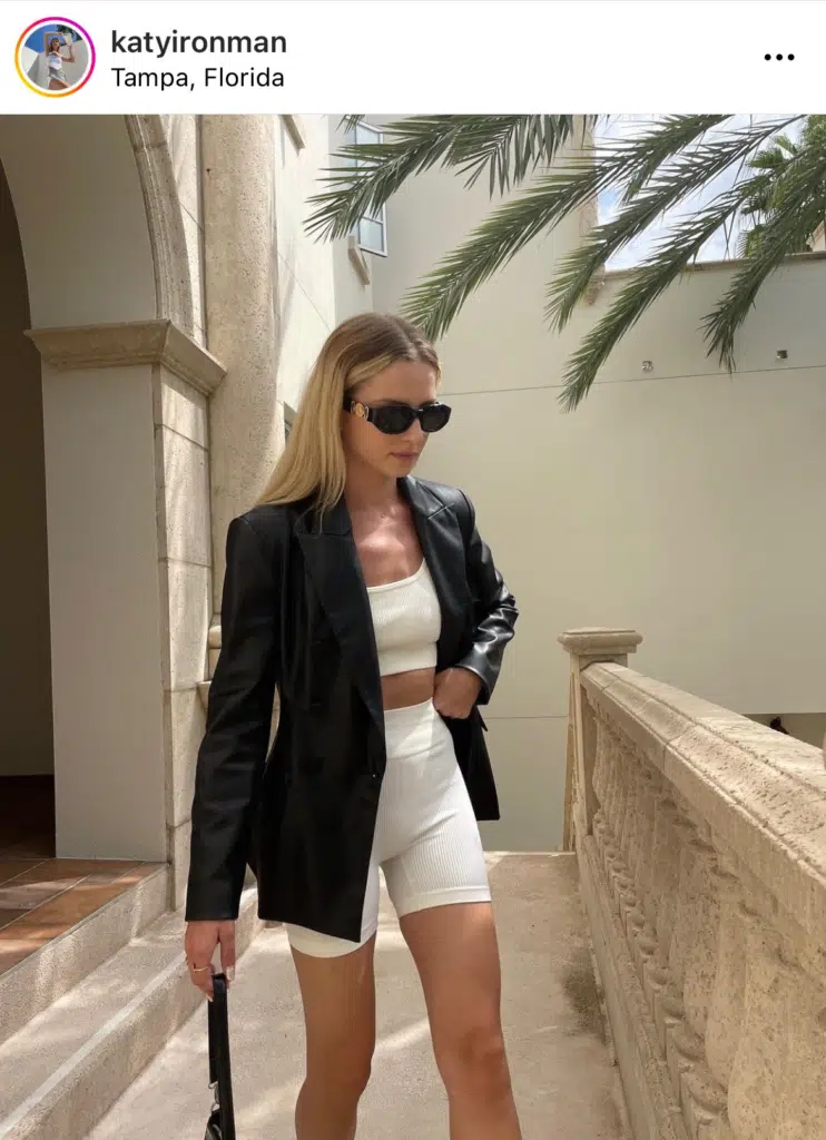 Tampa fashion influencer Kat IronMan Instagram Feed
