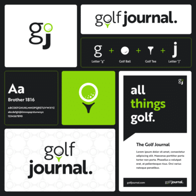 Logo Design Golf Journal
