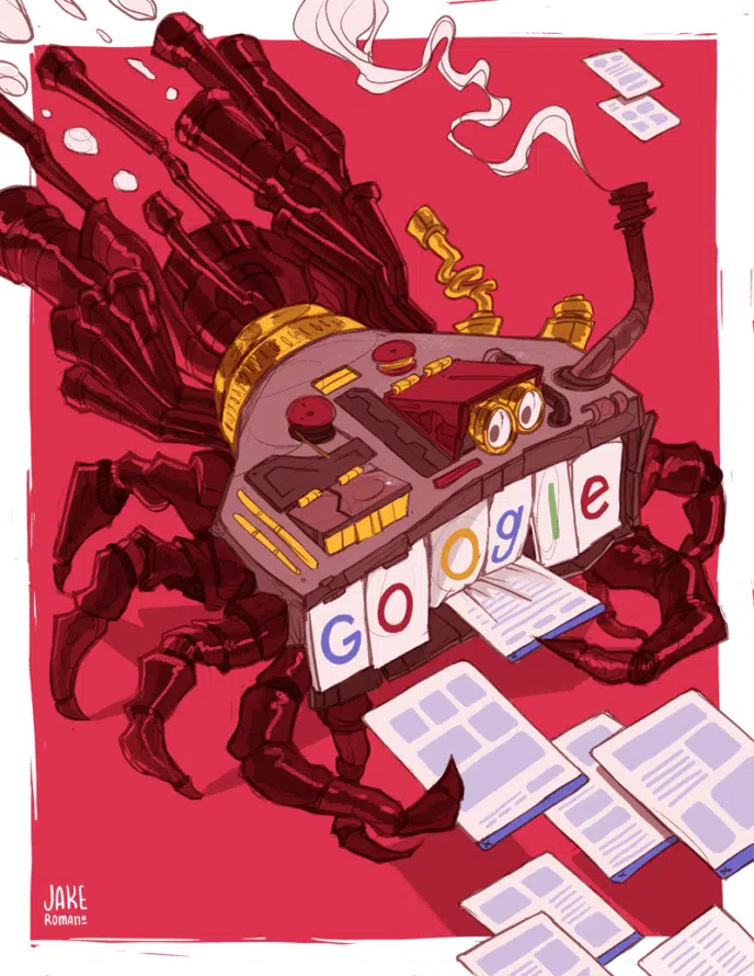 drawing of google bot