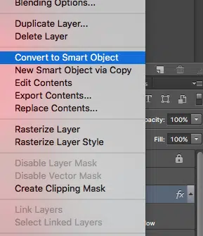 conver to smart object