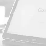 grayscale image of google browser on computer