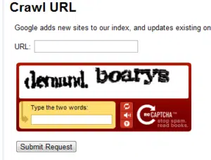 google submit URL