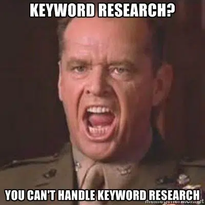 you cant handle keyword